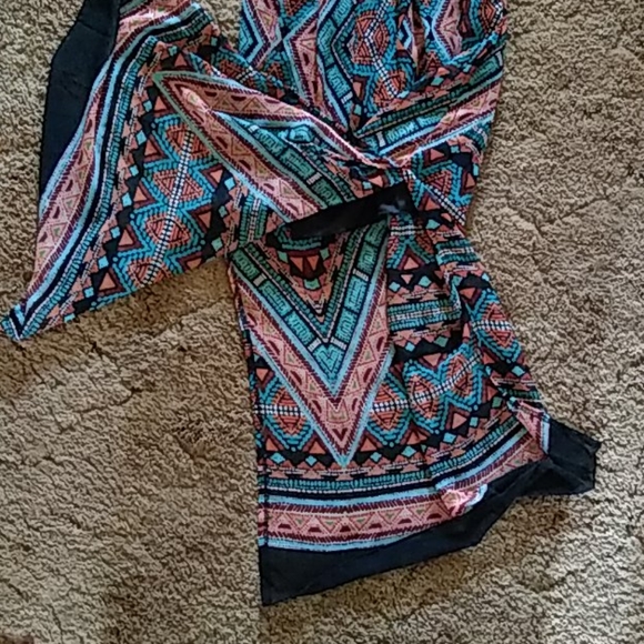 Fall maxi dress with slits - Picture 3 of 4